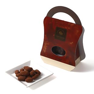 神戸プレミアムアーモンドチョコレート ココア ロゴ２