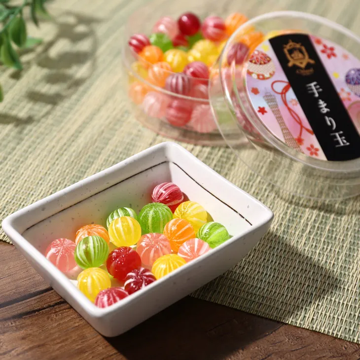 シーブランド神戸オリジナル「神戸 手まり玉＆りんご玉 」 京飴 詰合せ