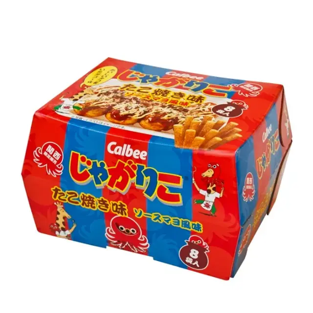 カルビー じゃがりこ たこ焼き味 ソースマヨ風味 8袋入 KK