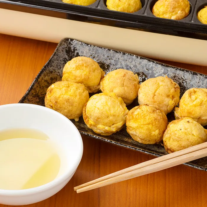 送料無料》 明石焼の素 4人前 （特製つけだし汁・特製醤油付き