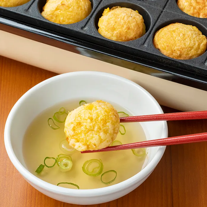 送料無料》 明石焼の素 4人前 （特製つけだし汁・特製醤油付き